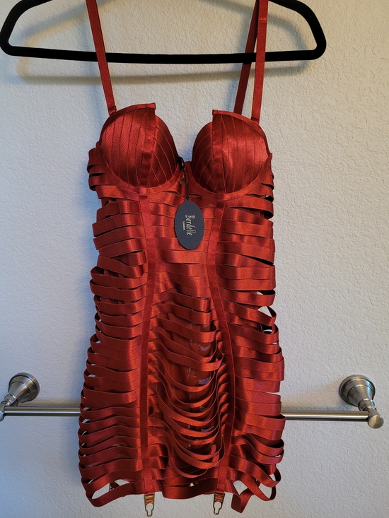 Bordelle Dresses & Skirts - Bordelle Angela Dress - Burnt Red